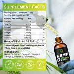 (4-Pack) High Potency Hemp Oil - 1,000,000 Maximum Strength - Helps Relaxation, Stress, Calming, Sleep - Organic Hemp Oil Extract - Vegan, Immunization Support, Non-GMO