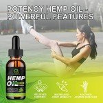 (4-Pack) High Potency Hemp Oil - 1,000,000 Maximum Strength - Helps Relaxation, Stress, Calming, Sleep - Organic Hemp Oil Extract - Vegan, Immunization Support, Non-GMO