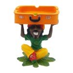 Rasta Man Figurine Ashtray Smoking Joint Cool Ashtrays, Great Funny Gag Gifts - Ash Tray Holder