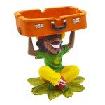 Rasta Man Figurine Ashtray Smoking Joint Cool Ashtrays, Great Funny Gag Gifts - Ash Tray Holder