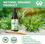 WACHRAY 2 Pack Hemp Oil Drops High Potency - Pure C02 Extraction, Vegan, Non-GMO Oil