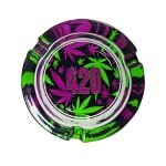 Glass Cigarette Ashtray with Colorful Pattern…
