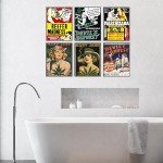 BigWig Prints Vintage Marijuana Posters - Classic Reefer Madness Art, Cannabis Culture Decor, Retro Stoner Wall Art, 420 Room Decorations, Propaganda Style Weed Artwork - Unframed Set of 6 (11x17)