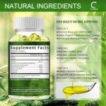 GPGP GreenPeople 100% Natural Hemp Oil Capsules - 180 Servings - Extra Strength Hemp Oil Extract for Stress, Sleep & Mood Support, Rich in Omega 3, 6, 9