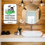 Funny Just A Stoner Not Sick Funny Pot Head 420 Cannabis Weed Signs Wall Decor Vintage Metal Tin Sign Wall Art Poster for Bathroom Man Cave Office Bedroom Bar Room Wall Decorations Gift 8x12 Inch