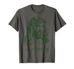 Retro Holy Smokes Jesus Marijuana Weed Cannabis Stoner 420 T-Shirt