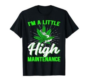 Funny Weed Joke 420 Marijuana Graphic Men Women Cannabis T-Shirt
