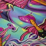 Hippie Hippy Wall Tapestry Trippy Smoking Tapestries Blacklight Tapestry for Stoner Bedroom Room Decor Weed Accessories Smoke Tapestrys Marijuana Cannabis High ST Poster Trippy Room Decor 48” x 36”