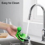 Ashtray, Cute Cool Hand-Painted Resin Ash Tray for Cigarettes and Cigar, Must Haves Funny Fantasy Home Decor Christmas Gift for Smoker, Tabletop Ornament for Indoor Outdoor Apartment Patio Use (Green)