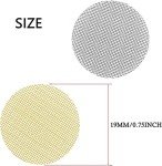 100pcs Pipe Screens, 3/4 Inch Pipe Filters, 50pcs Premium Stainless Steel Pipe Screens and 50pcs Brass Filters