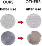 100pcs Pipe Screens, 3/4 Inch Pipe Filters, 50pcs Premium Stainless Steel Pipe Screens and 50pcs Brass Filters