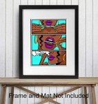 Stoner Room Decor - Dope Posters - Marijuana Decorations - Pothead Gifts - African American Women, Black Woman - Blunt Weed Smoking Gifts - Black Wall Art - Dope Wall Art - Cannabis Art