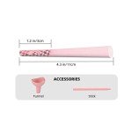Generic Pre Rolled Cones | 60 Pack Pink Cones Rolling Papers | Classic King Size | Tips & Packing Tubes Included