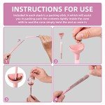 Generic Pre Rolled Cones | 60 Pack Pink Cones Rolling Papers | Classic King Size | Tips & Packing Tubes Included