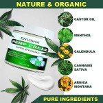 ENVISHA Hemp Cream - For Men and Women - Hydrating and Moisturizing - Body Cream for Skin - 2 oz