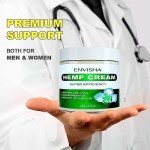 ENVISHA Hemp Cream - For Men and Women - Hydrating and Moisturizing - Body Cream for Skin - 2 oz