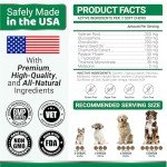 YUMA'S Hemp Calming Chews for Dogs - Advanced Dog Calming Chews - 170 Treats - Anxiety Relief Treats - Hemp Oil - Separation Aid, Stress, Hip and Joint Supplement for Canine Health Support