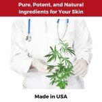 Medical Miracles Hemp Relief Cream - Ideal for HIPS, Joints, Neck, Back, Elbows, Fingers, Hands, and Knees Proudly Made in USA (1000mg) Now New 4OZ Size