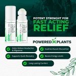 Hemp Oil Roll On - Menthol Rub with Boswellia & Arnica - 12,000mg Extra Strength Oil for Muscle Discomfort by Powered X Plants - Pack of 2, 3 fl.oz.