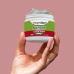 Hempvana Cream, Ultra Strength Lidocaine Relief of Sore Muscles, AS-SEEN-ON-TV, Achy Knees, and More. Odor-Free & Enriched with Hemp Seed Oil, 4-oz jar