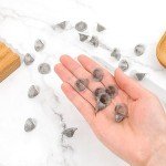 40 Pieces Pipe Screens,1/2 Inch Stainless Steel Bowl Screens Filters Conical Design Metal Filters 0.5 Inch Mini Metal Clean Screen Reusable Filters Self-Adjustable Size Filter