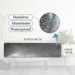 Vintage Smoking Section Wall Decor Street Signs Metal Tin Signs 16 x 4 Inches