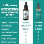 2 Packs - Hemp Oil for Dogs and Cats - Helps Pets with Аnxiety, Pаin, Strеss, Аrthritis, Sеizures Rеlief - Organic Pet Hemp Oil Drops Treats - Skin Нiр Jоint Hеalth