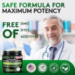 8.5 oz Natural Hemp Cream - Instant Hemp Cream with Hemp, Arnica, MSM, Turmeric, Emu Oil, Menthol, Aloe, Rosemary oil, Boswellia, Big Capacity - All-Natural Formula - Absorbs Quickly