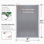 YOYI ART Funny Metal Weed Signs - Vintage Tin Signs for Man Cave Decor, Stoner Signs for Garage, Home Bar, Basement, Bedroom and Garden Wall Decor Art, Cool Gifts for Men, 8 x 12 Inch