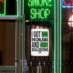 YOYI ART Funny Metal Weed Signs - Vintage Tin Signs for Man Cave Decor, Stoner Signs for Garage, Home Bar, Basement, Bedroom and Garden Wall Decor Art, Cool Gifts for Men, 8 x 12 Inch