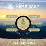 Premium Hemp Extract Daily Intensive Cream - Muscle, Knee, Joint, Back, Neck and Shoulder Topical Rub - Organic | 1.7 Ounces (Classic Mint, Pack of 2)