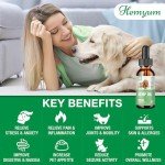 Pet Hemp Oil for Dogs and Cats - Organic Hemp Extract Drops, Sleep Aid Anxiety, Stress, Hip & Joint Pain Relief, Dog Calming Treats Rich in Omega 3-6-9 - Natural Pet Hemp Oil
