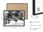 HAUS AND HUES JFK Smoking Wall Art for Men - Cool Posters for Guys Bedroom, Trippy Posters and Prints for Wall Decor, Weed Art for College Dorm, John F Kennedy Stoner Prints (Unframed 12x16)