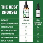 (2-Pack) Hemp Oil Drops High Potency - for Sleep,Relax Maximum Strength Natural Hemp Oil - Organic Hemp Oils Extract Relief Good Mood