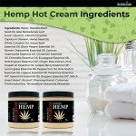 GreenIVe Hemp Hot Cream Soothing Moisturizing Hemp Hot Cream Exclusively on Amazon (32 oz)