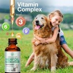2 Pack Hemp Oil for Dogs and Cats - Anxiety Stress Sleep Allergies Arthritis Seizures Pain Relief - Promotes Skin Hip Joint Health - Calming Drops for Aggressive Pets