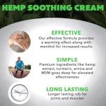 Super Natural Goods Hemp Cream (16oz) Hemp Oil & Arnica Cream - Joint Muscle Shoulder Hip Neck Knee & Back - Turmeric Menthol Rub