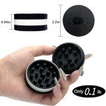 OWLSTEM Grinder,2.2 Inch Stronger Grip Biscuit Shape Design Grinder (Single,Black)