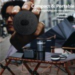 OWLSTEM Grinder,2.2 Inch Stronger Grip Biscuit Shape Design Grinder (Single,Black)