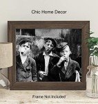 Weed Smoking Boys - Dope Posters - Dope Wall Decor - Marijuana Decorations - Cannabis Vintage Photos - Stoner Gifts - Pothead Gifts - Blunt Wall Art for Men, Women