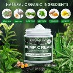 LPETWALK 8.5 oz Hemp Cream Maximum Strength - Natural Instant Hemp Cream with Hemp, Arnica, Turmeric - All-Natural Formula