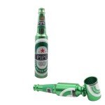 AINIFU Beer Bottle Pipe Scraper Set for Tobacco Pipe Folding Cleaning Ashtray Accessories (Green)