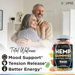 Hemp Gummies - Advanced Hemp Gummies - Relaxing Gummy with Hemp Oil - 180 Count