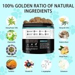 Hemp Calming Chews for Dogs, Dog Calming Treats Anxiety Relief 100% Golden Ratio of Natural Ingredients Treat, Aid with Separation, Barking, Stress Relief, Thunderstorms