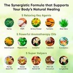 Zenrenu Organic Hemp Turmeric Joints & Muscle Cream with Arnica, MSM, Hemp Oil Extract, & 7 Essential Oils - Non Greasy & Fast Absorbing for Back, Neck, Elbows, Knees, & Hip 4 oz