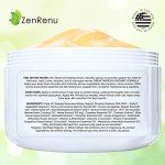 Zenrenu Organic Hemp Turmeric Joints & Muscle Cream with Arnica, MSM, Hemp Oil Extract, & 7 Essential Oils - Non Greasy & Fast Absorbing for Back, Neck, Elbows, Knees, & Hip 4 oz