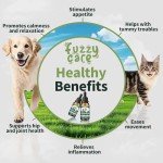 FUZZYCARE Hemp Oil for Dogs & Cats, Anxiety & Stress Relief Drops with Omega 3-6-9,Hemp Oil Helps with Pain, Stress, Sleep, Arthritis, Seizures Support, Calming Pet Supplement for Small & Large Pets