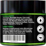 Hemp Cream Maximum Strength - Soothing Relief for Back, Neck, Feet & Nerves, Hands, Muscle and Joint Support - All-Natural Formula - Hemp Oil Gel Rub with MSM - Glucosamine, Turmeric, Arnica - 4 FL OZ