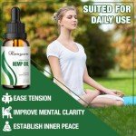 (3-Pack) Hemp Oil Drops High Potency - Relief Good Mood - Maximum Strength 1000,000 Natural Relax Hemp Oil - Organic Hemp Oils Tincture Extract - Vegan,Non-GMO Rich in Omega