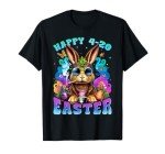 Happy 420 Easter Funny Smoking Easter Bunny Men Women T-Shirt